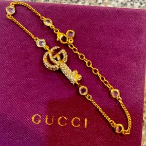 Authentic Gucci Bracelet with Swarovski Crystals